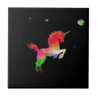 Deep Space Multi-hued Unicorn Tile
