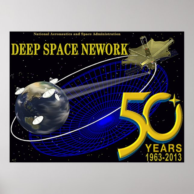 DEEP SPACE NETWORK 50th Anniversary Poster (Front)