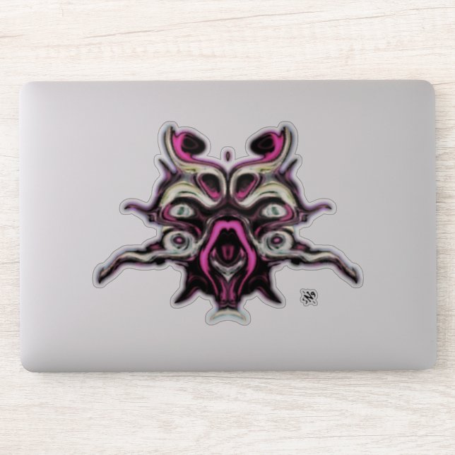 Deep space nightmare (abyss creature) v2 sticker (Computer)