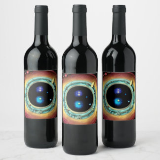 Deep Space Portal Wine Label