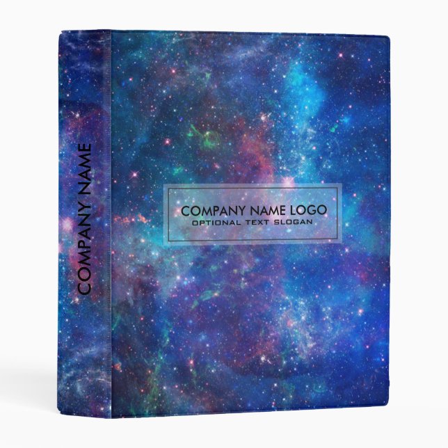Deep Space Sparkles & Lights Background GR4 Mini Binder (Front/Spine)