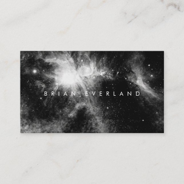 Deep Space Star Artist Profile Contact  Appointmen Appointment Card (Front)