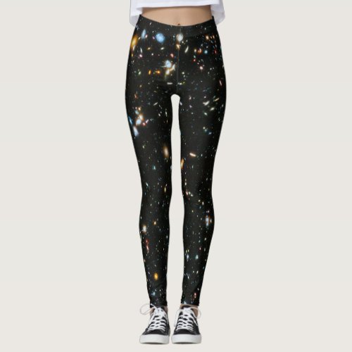 Deep Space Stars and Galaxies Leggings