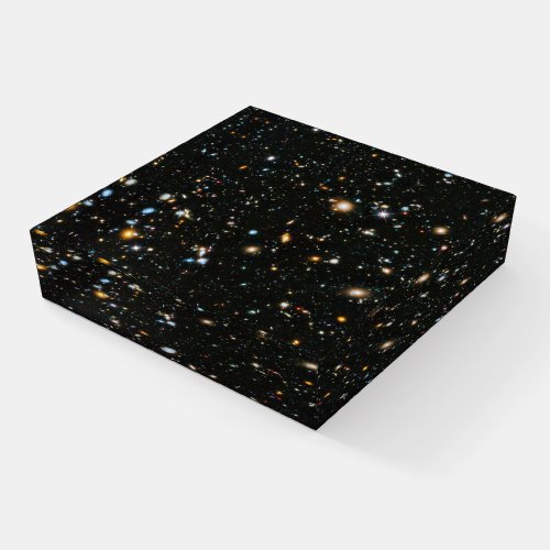 Deep Space Stars and Galaxies Paperweight