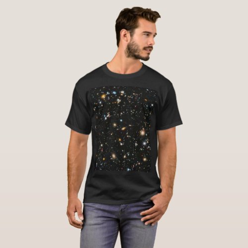 Deep Space Stars and Galaxies T_Shirt