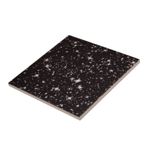 Deep space stars ceramic tile