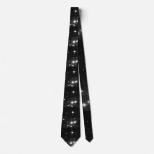 Deep Space Stars on Black Neck Tie