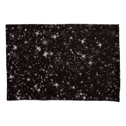 Deep space stars pillow case