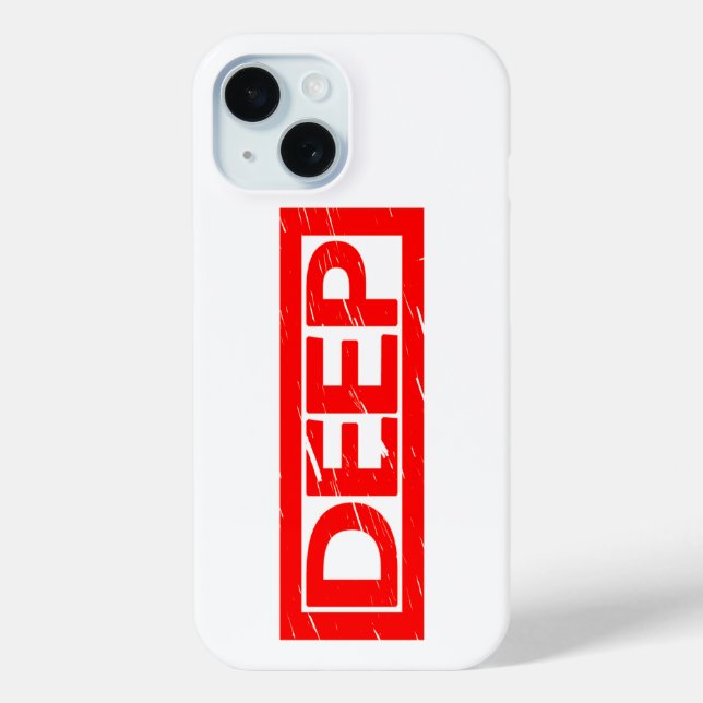 Deep Stamp Case-Mate iPhone Case (Back)