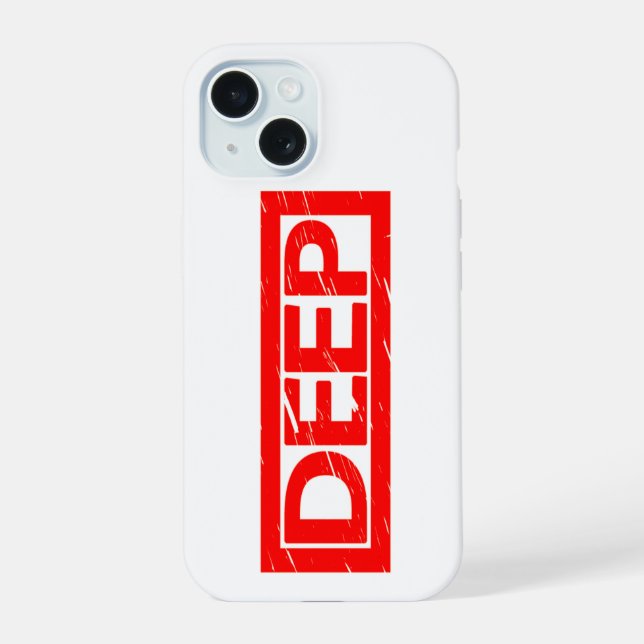 Deep Stamp Iphone Case (Back)