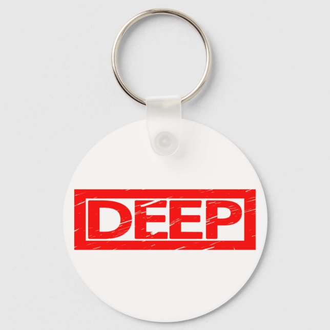 Deep Stamp Keychain (Front)