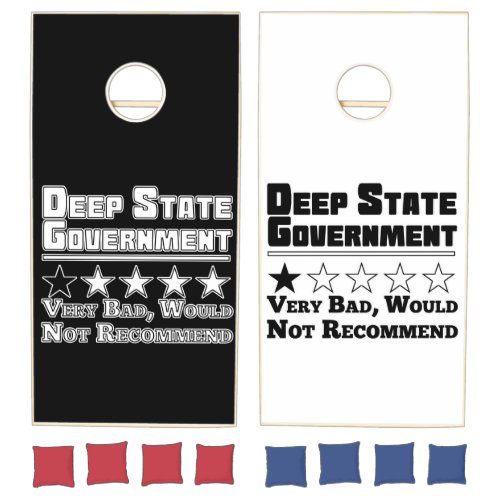 Deep State Government Cornhole Set