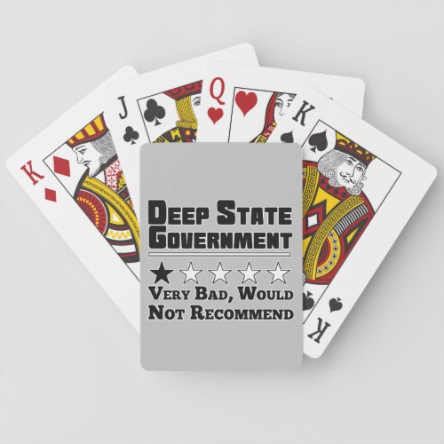 Deep State Government Poker Cards