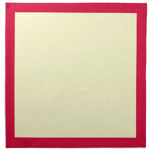 Deep Strawberry and Cream Napkins