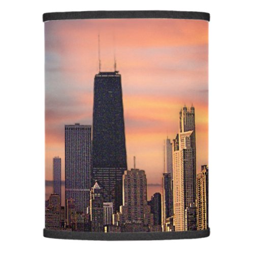 Deep Sunset Chicago  Lamp Shade