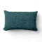 Deep Teal Brick Pattern Lumbar and Throw Pillows