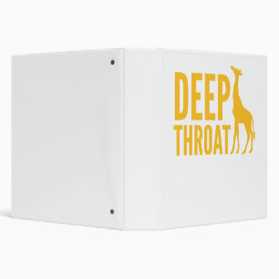 Deep Throat Copy 3 Ring Binder