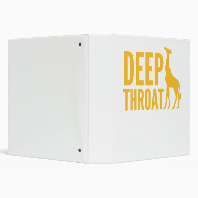 Deep Throat Copy 3 Ring Binder (Background)