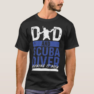 Deep Underwater Snorkeler Scuba Diving Snorkeling  T-Shirt
