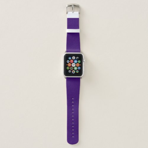 Deep Violet Solid Color Apple Watch Band