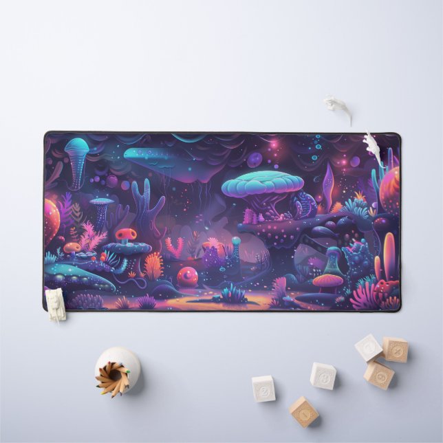 Deep Water Aquarium Desk Mat (Kids Table)