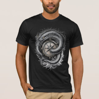 Deep Water Nautical Tattoo Art T-Shirt