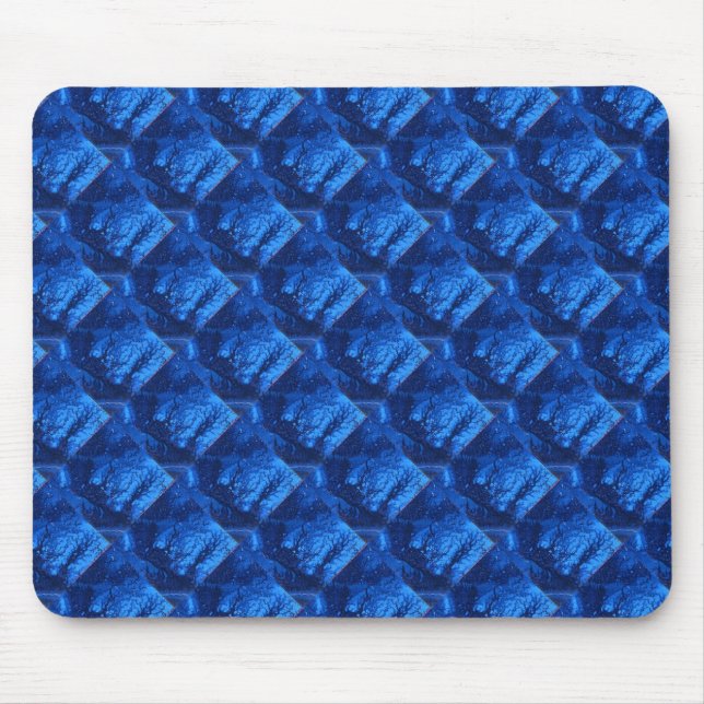 "Deep Waters 6" Tiled Abstract Design Mousepad (Front)
