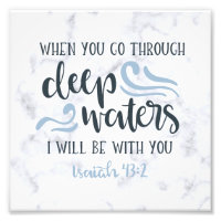 Deep Waters | Encouraging Bible Verse Gift