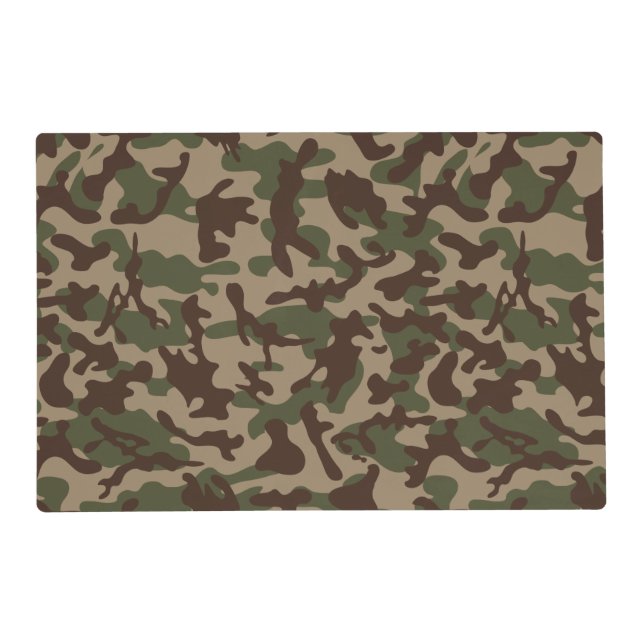 Deep Wood Camouflage  Placemat (Front)