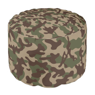 Deep Wood Camouflage    Pouf