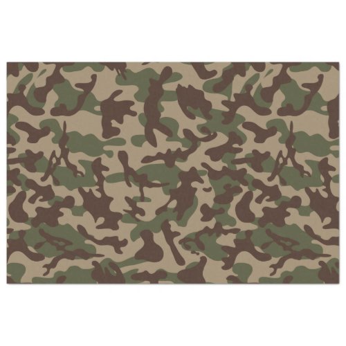 Deep Wood Camouflage Tissue Paper