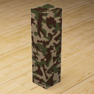 Deep Wood Camouflage  Wine Box