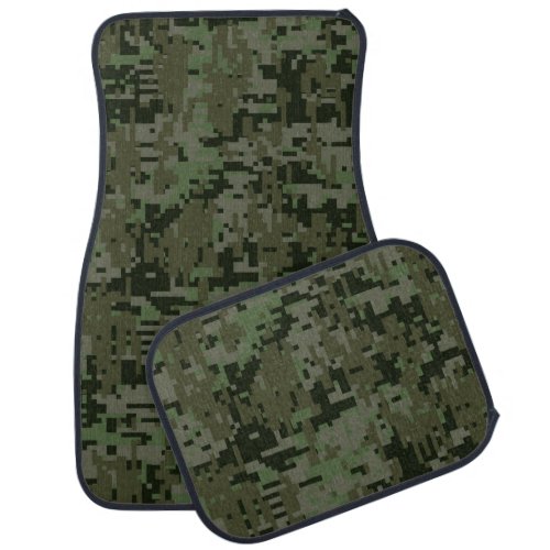 Deep Woods Digital Camouflage Camo Pattern Car Floor Mat