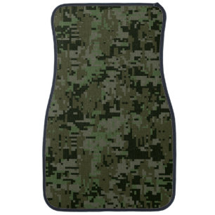 Deep Woods Digital Camouflage Camo Pattern Car Mat