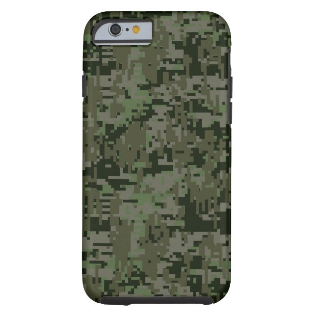 Deep Woods Digital Camouflage Camo Pattern Case-Mate iPhone Case (Back)