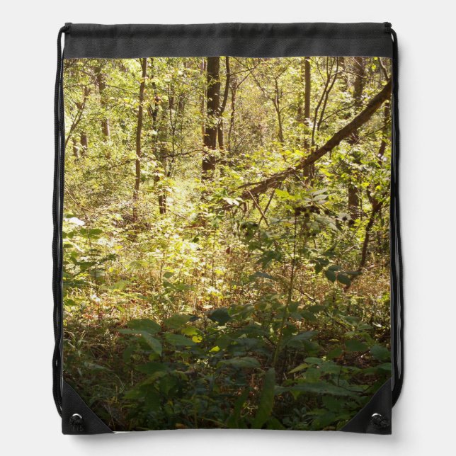 Deep Woods Drawstring Backpack (Front)