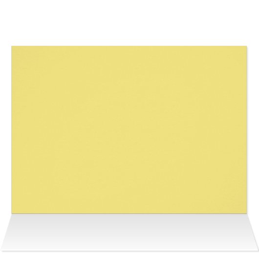 Deep Yellow Hibiscus Card (Inside Horizontal (Top))