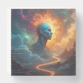 Deepen Cloud  Wooden Box Sign