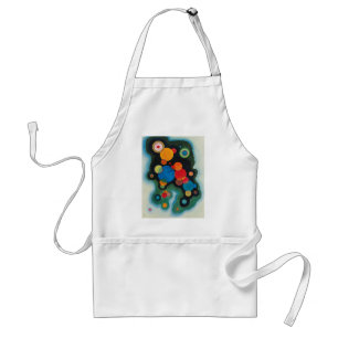 Deepened Impulse Abstract Oil on Canvas Kandinsky Adult Apron