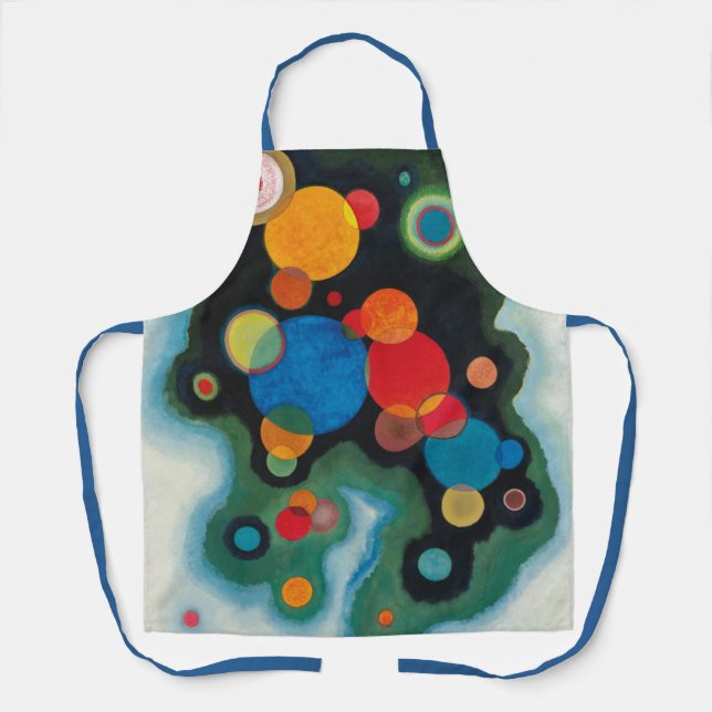 Deepened Impulse Abstract Oil on Canvas Kandinsky Apron (Front)