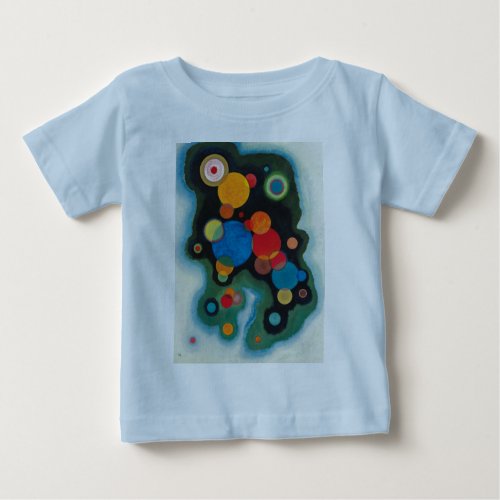 Deepened Impulse Abstract Oil on Canvas Kandinsky Baby T_Shirt