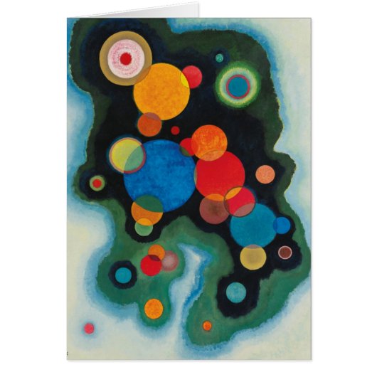 Deepened Impulse Abstract Oil on Canvas Kandinsky Cards (Front)