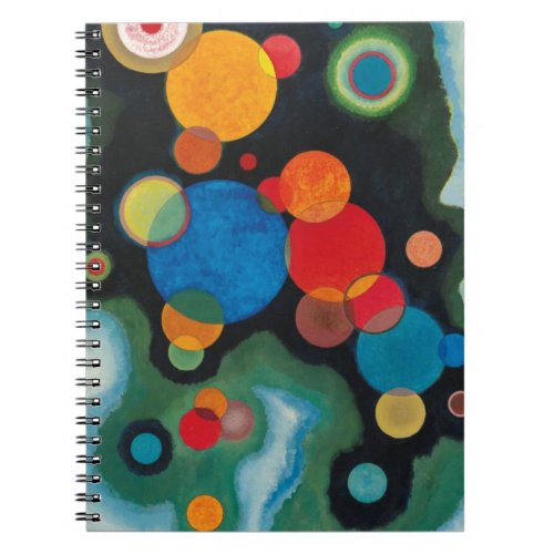 Deepened Impulse Abstract Oil on Canvas Kandinsky Notebook
