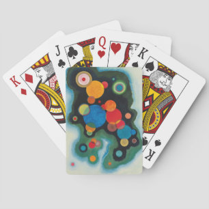 Deepened Impulse Abstract Oil on Canvas Kandinsky Poker Cards