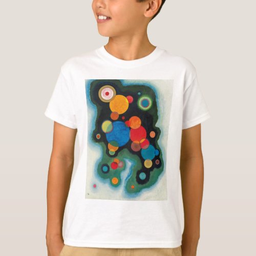 Deepened Impulse Abstract Oil on Canvas Kandinsky T_Shirt