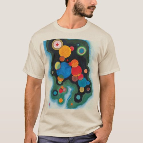 Deepened Impulse Abstract Oil on Canvas Kandinsky T_Shirt
