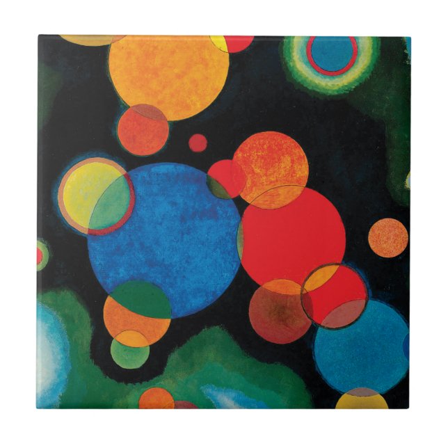 Deepened Impulse by Wassily Kandinsky  Ceramic Tile (Front)