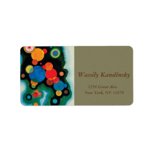 Deepened Impulse by Wassily Kandinsky Label