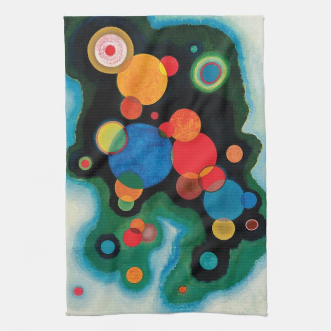 Deepened Impulse by Wassily Kandinsky Towel (Vertical)