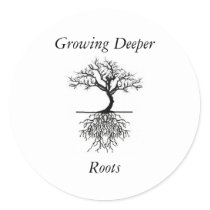 Deeper Roots Stickers